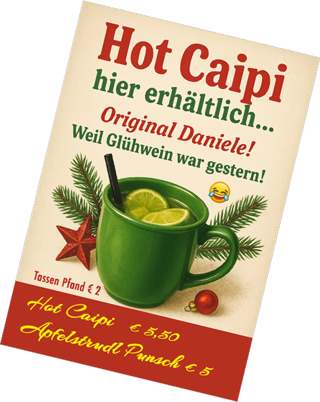 Gratis Punsch - jetzt Zimmer buchen